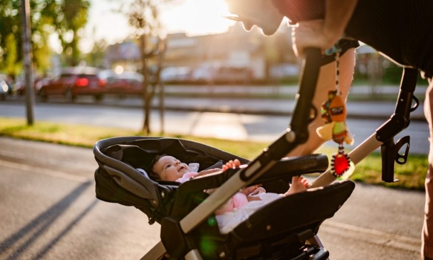 poussette pour bébé