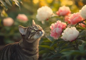 Pivoine toxique pour le chat : évitez des animaux en détresse