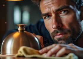 Comment entretenir une lampe en métal brossé
