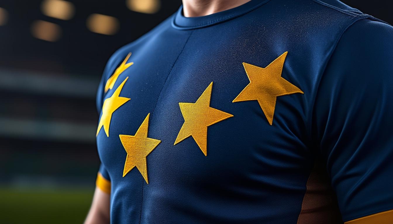 découvrez le maillot de rugby toulouse 6 étoiles, un symbole de fierté pour les passionnés du rugby. plongez dans l'héritage et la tradition du club tout en affichant votre soutien avec ce maillot emblématique.