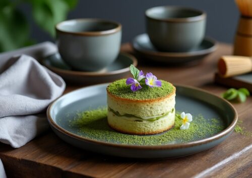 découvrez notre recette de financier au thé matcha, un dessert rapide et élégant pour impressionner vos invités avec des saveurs délicates.