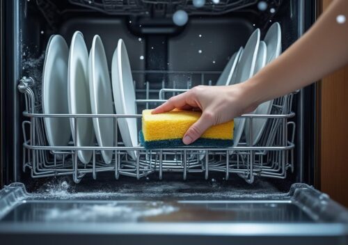 découvrez comment nettoyer efficacement votre lave-vaisselle pour éliminer les résidus tenaces et les mauvaises odeurs, et profitez d’un appareil propre et performant au quotidien !