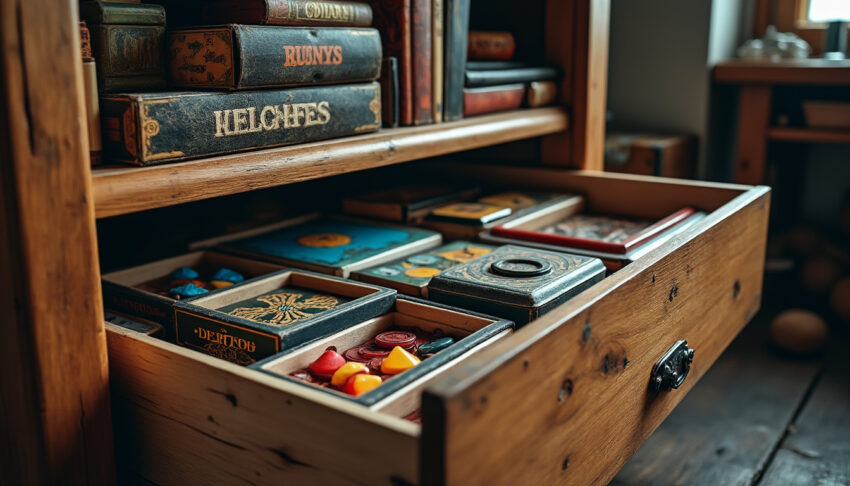 découvrez astuces et conseils pratiques pour organiser et ranger vos jeux de société dans une armoire encombrée, afin de gagner de la place et garder vos jeux accessibles et bien protégés.