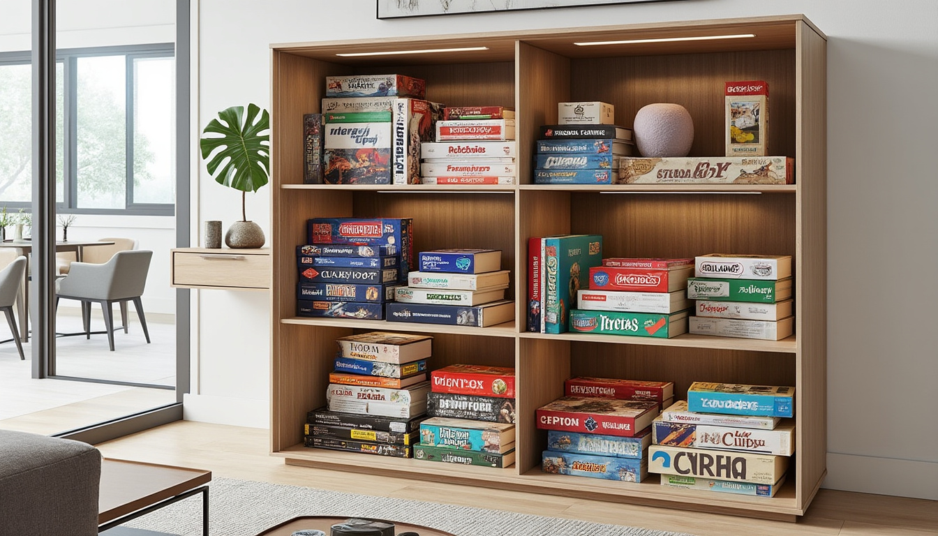 découvrez des astuces pratiques pour organiser et ranger efficacement vos jeux de société dans une armoire encombrée, et gagnez de la place tout en préservant l’ordre dans votre espace de vie.