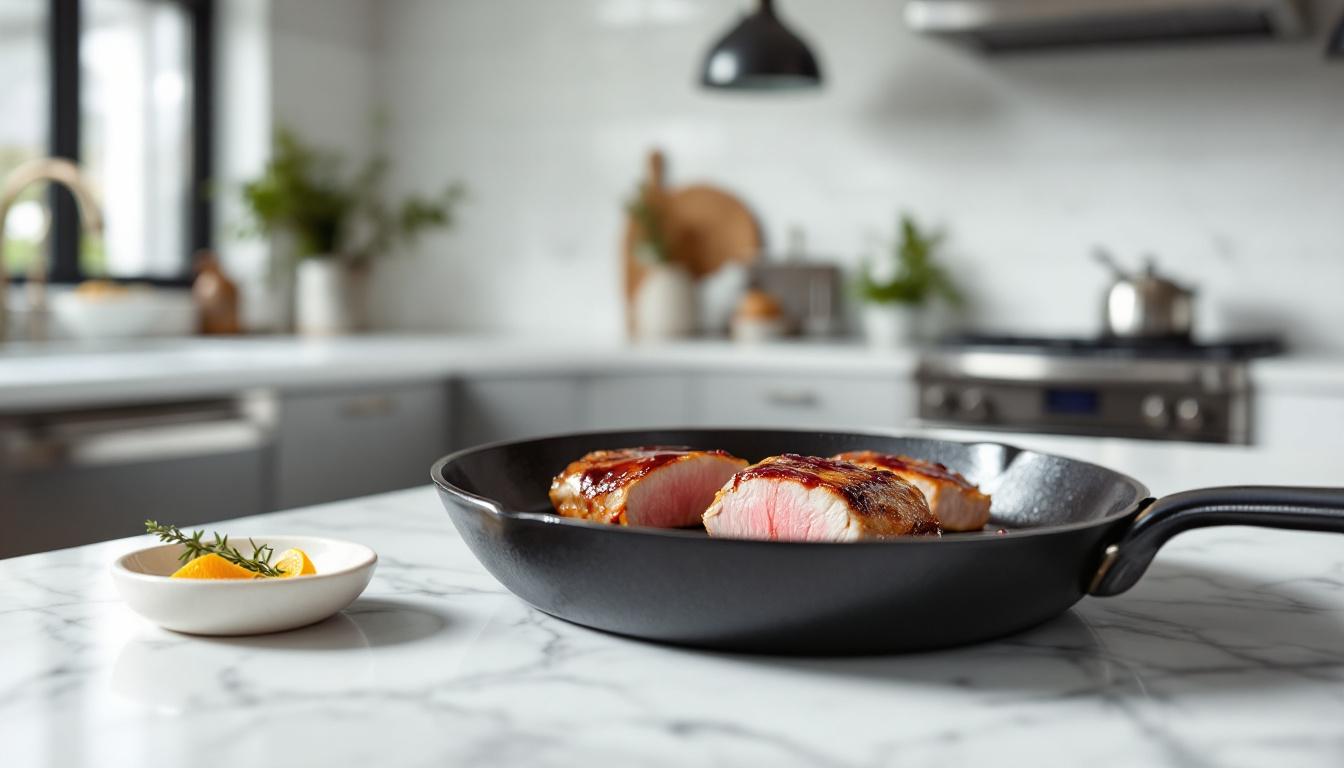 découvrez une recette facile d’aiguillettes de canard accompagnées d’une sauce au foie gras, un plat gastronomique et raffiné accessible à tous les cuisiniers.