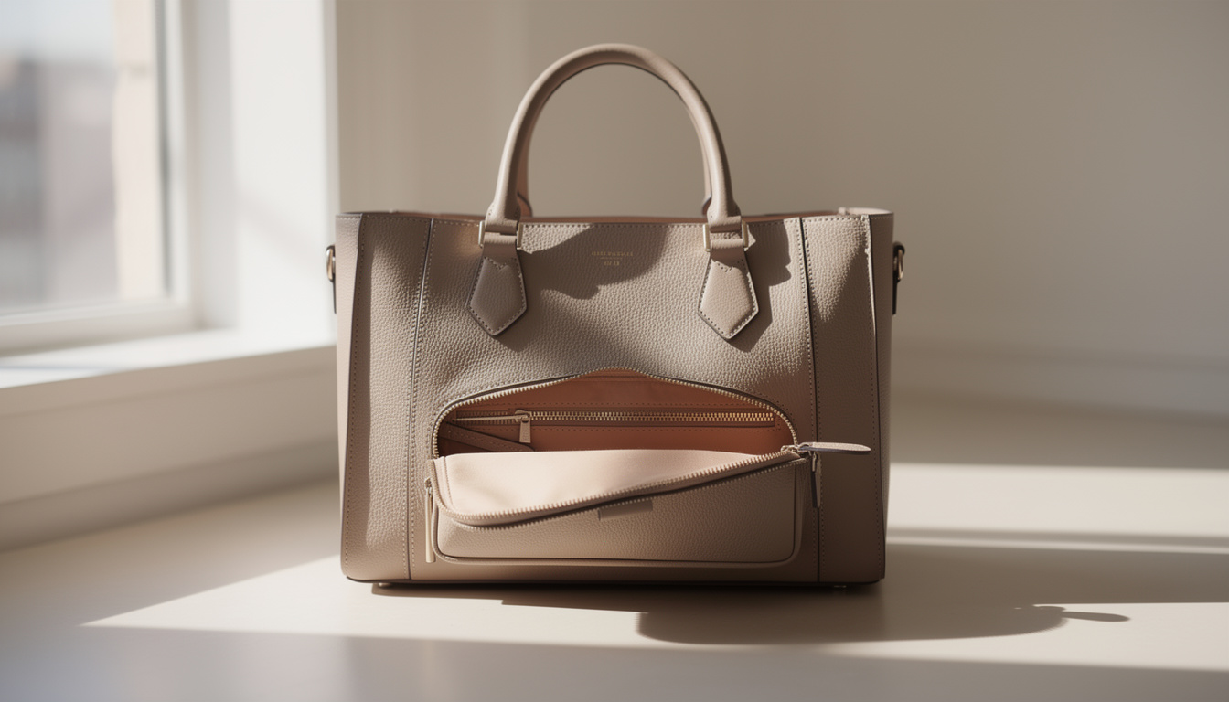 découvrez notre pochette amovible pour sac cabas, l'accessoire indispensable pour organiser et personnaliser votre sac en toute simplicité.