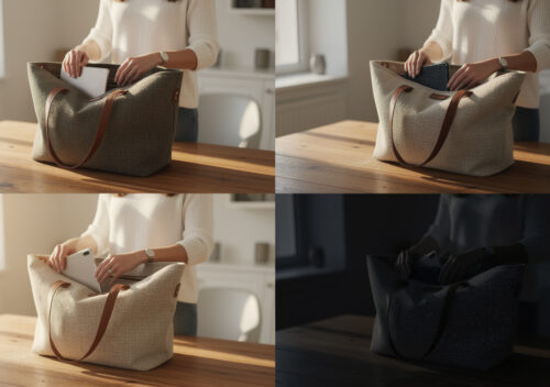 découvrez la pochette amovible pour sac cabas, l'accessoire pratique et indispensable pour organiser facilement vos affaires et optimiser votre espace au quotidien.