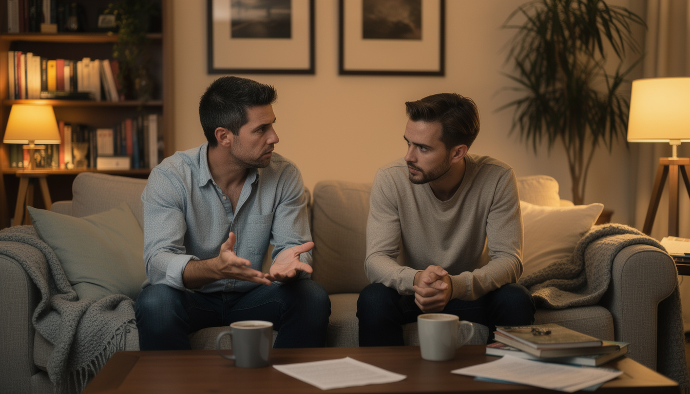 exploration intime des pensées et sentiments liés au désir d'un amant, lorsque le mari exprime ce souhait. une réflexion honnête sur les dynamiques du couple et les émotions en jeu.