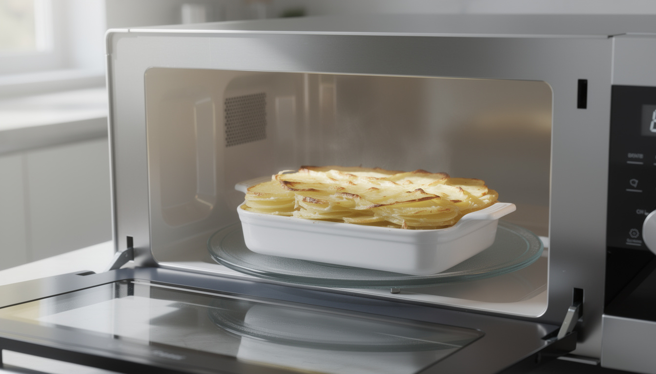 découvrez comment préparer un gratin dauphinois savoureux et crémeux au micro-ondes, alliant rapidité et qualité pour un plat traditionnel revisité.