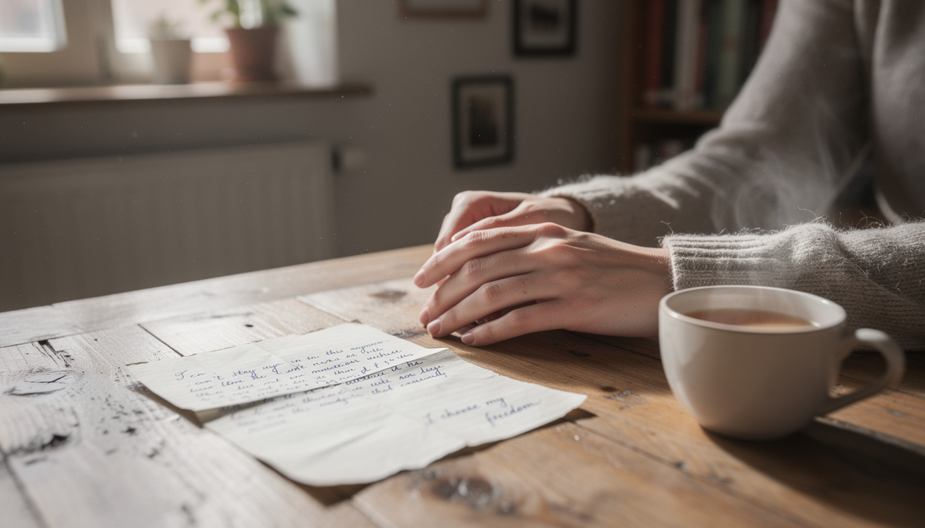 découvrez comment rédiger une lettre de rupture pour mettre fin à une relation toxique et reprendre le contrôle de votre vie. guide pratique pour retrouver votre liberté et votre bien-être.