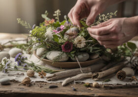Guide pratique pour choisir les matériaux d&rsquo;un centre de table naturel