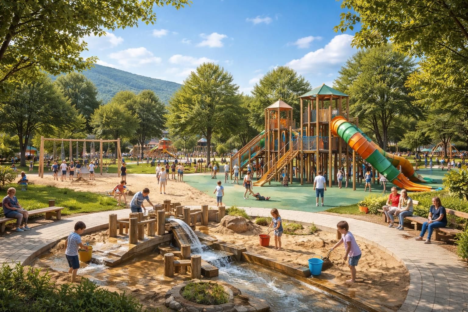 découvrez la plaine de jeux du parc d'attractions actiparc à voiron, un espace ludique et sécurisé pour toute la famille, idéal pour des moments de détente et de plaisir en plein air.
