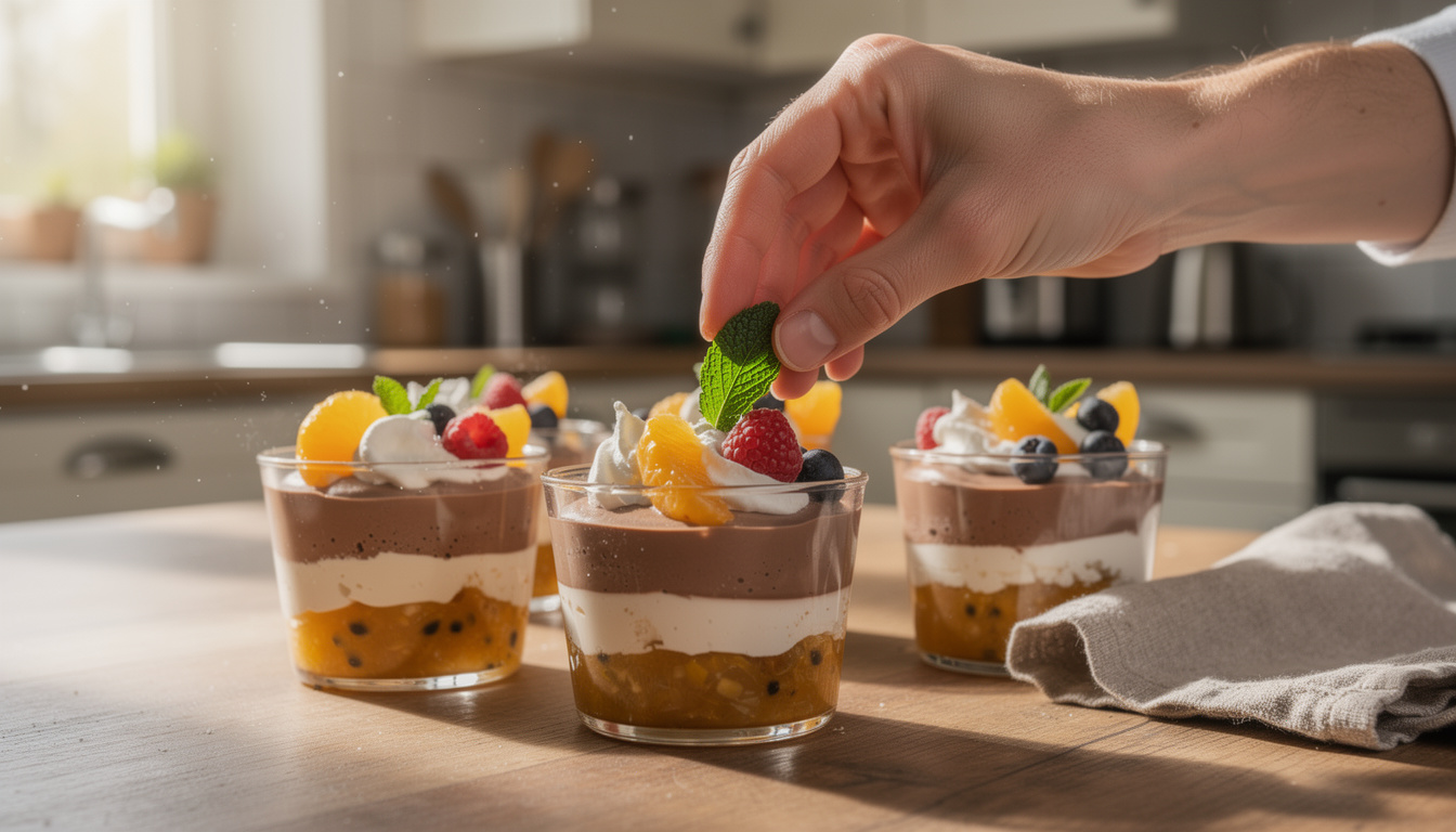 apprenez à préparer des desserts en verrines individuelles parfaits à chaque fois grâce à nos astuces simples et efficaces. idéal pour impressionner vos invités avec élégance et gourmandise.