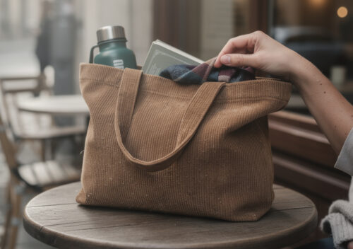 découvrez les avantages pratiques du sac cabas en velours côtelé, un accessoire tendance et durable qui accompagne parfaitement votre quotidien.