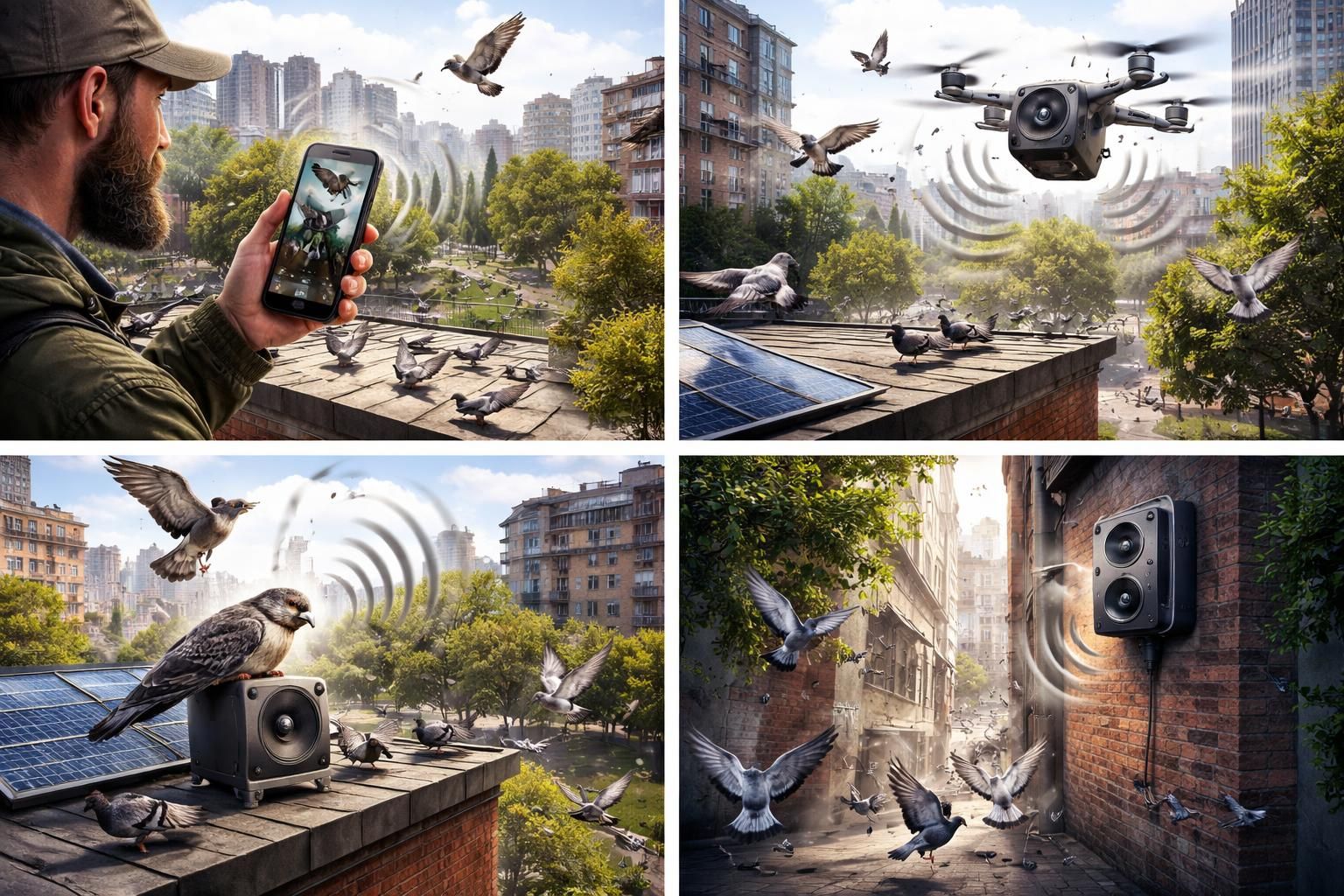 découvrez les différentes méthodes pour utiliser le cri du faucon afin de chasser efficacement les pigeons en milieu urbain, en préservant l'équilibre de la ville.