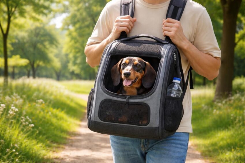découvrez nos conseils pratiques pour bien utiliser un sac de transport pour teckel et profiter de promenades sereines avec votre compagnon à quatre pattes.