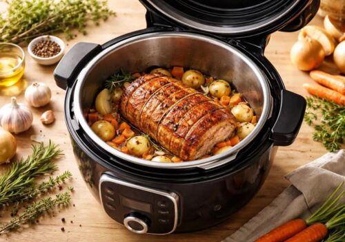 apprenez à préparer un rôti de porc tendre et savoureux en seulement 30 minutes avec votre cookeo grâce à nos astuces et conseils simples.