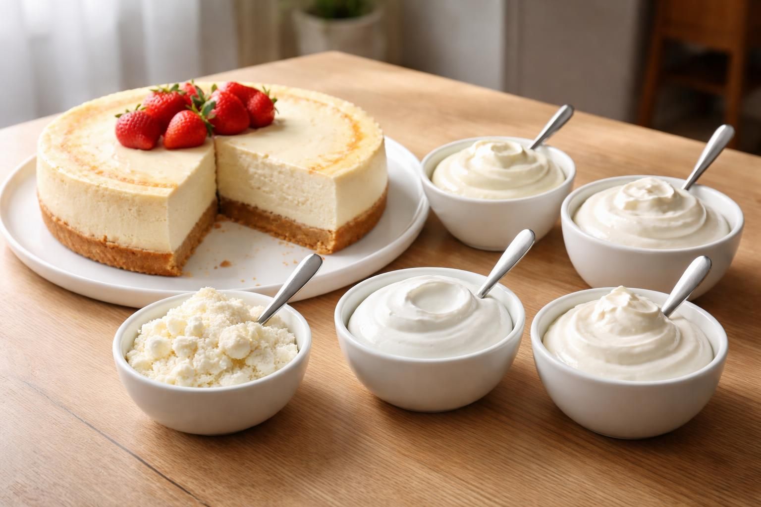 découvrez des alternatives au philadelphia pour préparer un cheesecake délicieux tout en conservant une texture parfaite. astuces et ingrédients pour réussir votre dessert sans compromis.