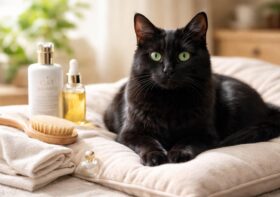 Les soins à apporter à la robe noire du chat pour un éclat maximal