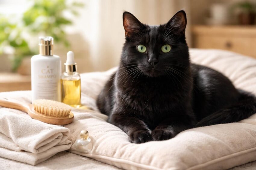 découvrez les meilleurs conseils pour entretenir la robe noire de votre chat et lui offrir un éclat maximal grâce à des soins adaptés.