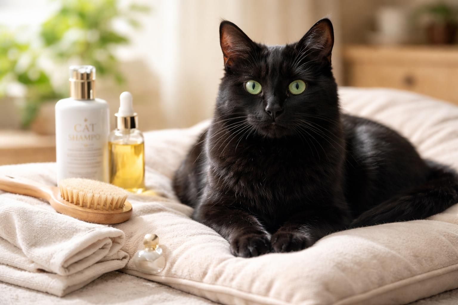 découvrez les meilleurs conseils pour entretenir la robe noire de votre chat et lui offrir un éclat maximal grâce à des soins adaptés.